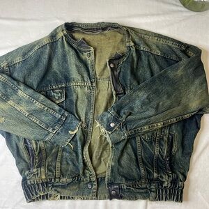 Salties Distressed Denim Jacket